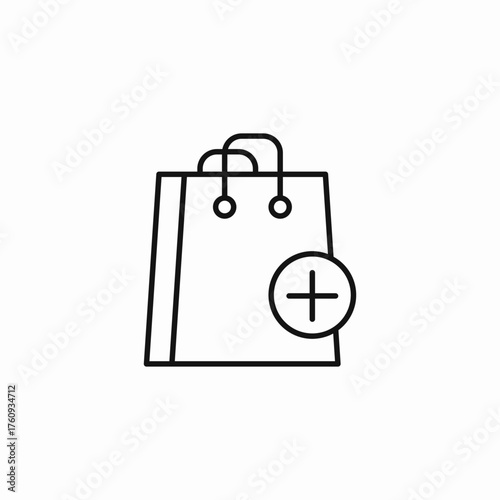 add to cart icon sign vector