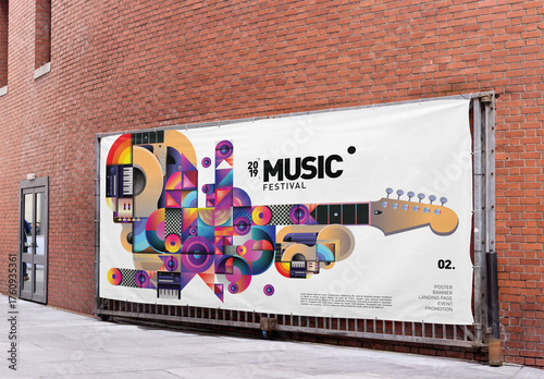 Outdoor billboard Ad Mockup in Dublin