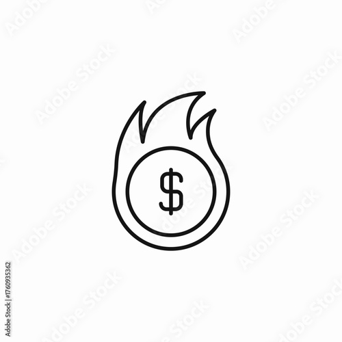 hot deal pricing icon sign vector
