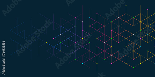 Abstract background with a geometric pattern of triangle shapes. Graphic design element