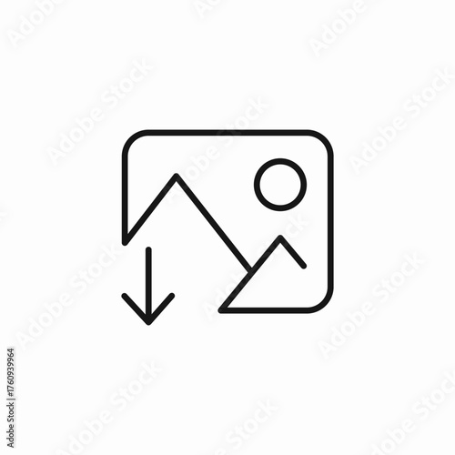download image file icon sign vector