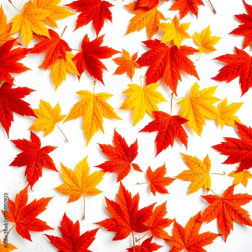 Maple Leaves Seamless Autumn