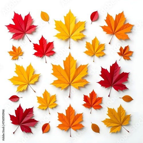 Golden Autumn Pattern with