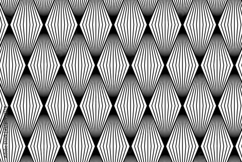Geometric Optical Illusion Pattern