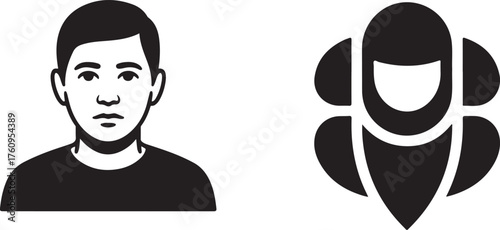 Generic Person and Community Symbol Icons