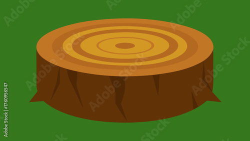 Forest Tree Stump Rings Texture