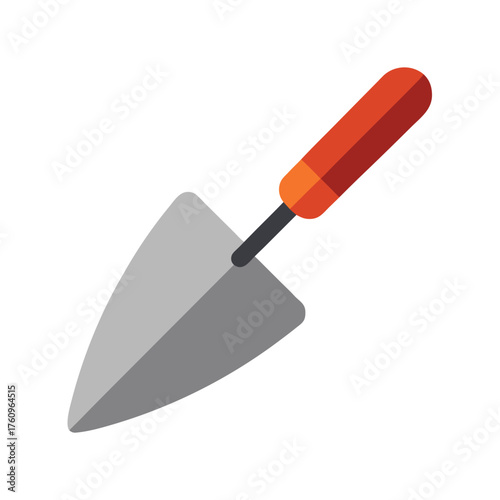 Gray Trowel with Orange Handle garden tool gardening