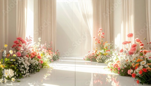 flowers in a window