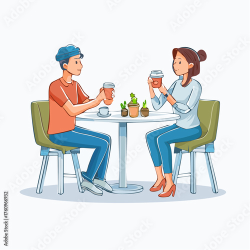 couple in restaurant