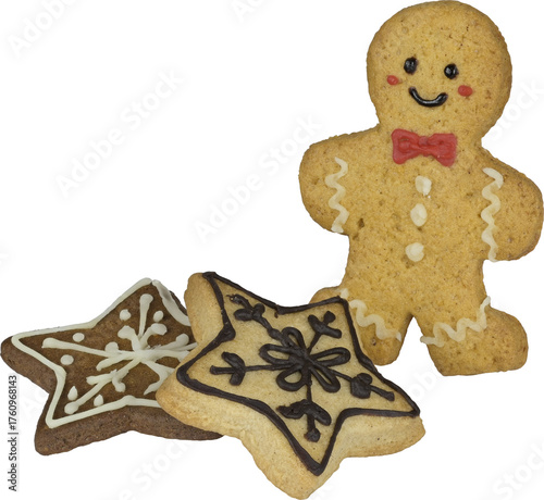 Christmas gingerbread cookie