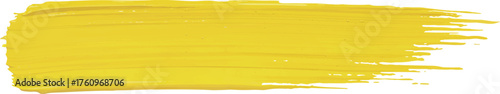 yellow brush stroke vector, paint grunge highlight splash, abstract marker line, textured design