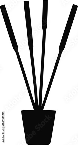 Sacred Incense Illustration – Symbol of Meditation, Healing, and Spiritual Calm