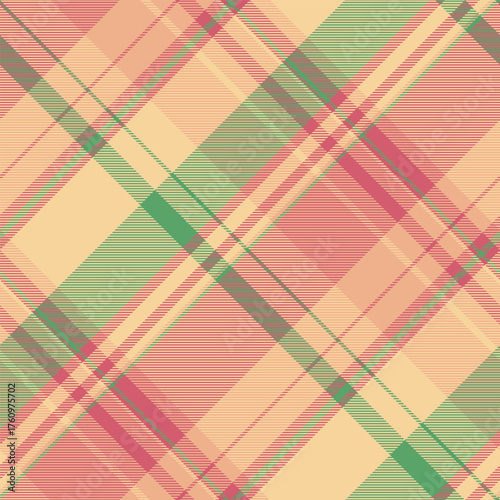Warm, inviting tartan pattern. Elegant pastel hues. Ideal for backgrounds, fabrics, textiles, and designs needing a classic, cozy, and refined aesthetic.