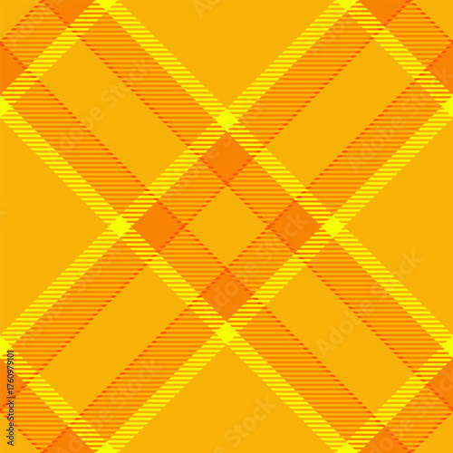 Long seamless pattern background, ethnicity tartan textile texture. Soft plaid vector fabric check in bright color.