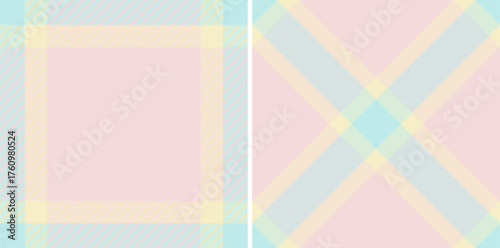 Pastel plaid patterns in soft hues offer a gentle, comforting feel. Use for backgrounds, textile designs, or digital art, suggesting warmth, peace, and classic style.