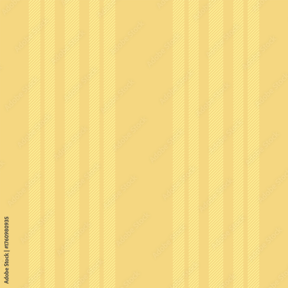 Obraz premium Valentine background vector stripe, italy fabric lines texture. Greeting vertical pattern textile seamless in amber and yellow colors.