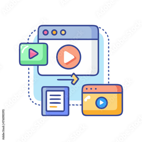 interactive app icon set swipe drag zoom tap-1