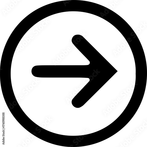 vector  illustration of round arrow vector