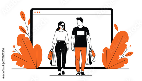 E-commerce Success: Couple Steps Out of the Online Shopping World 
