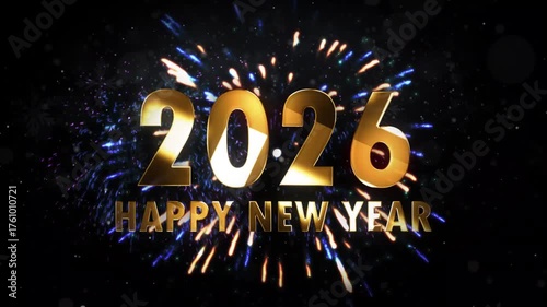 2026 HAPPY NEW YEAR ANIMATION