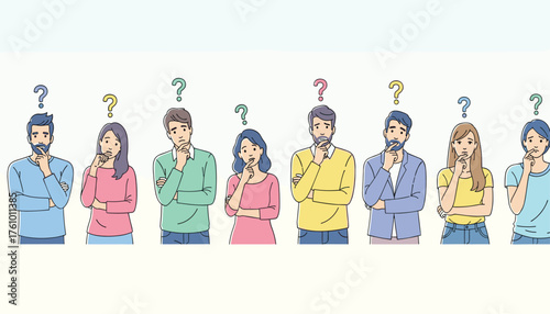 The Question Mark Crowd: Diverse Group Seeking Answers and Solutions 