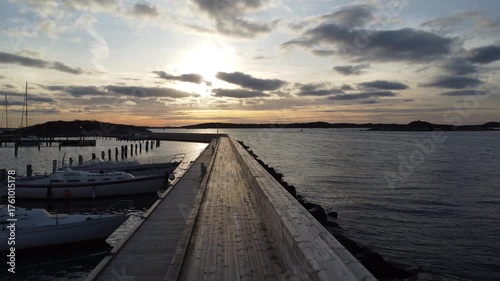 pier at sunset