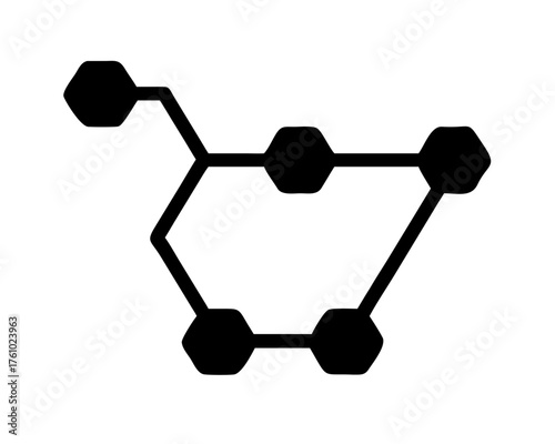 Big dipper constellation for astronomy and science