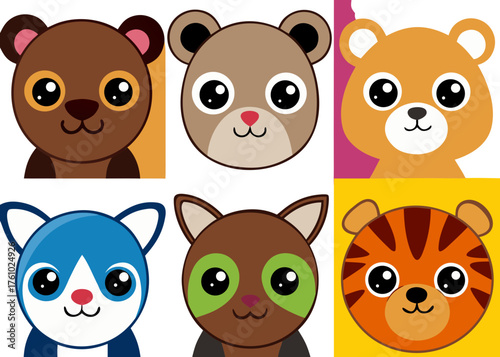 Animal Icon Set Vector — Wild, Farm, and Pet Animal Symbols Collection