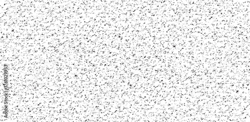 Snow, stars, twinkling lights, rain drops on black background. Abstract vector noise. Small particles of debris and dust. Distressed uneven grunge texture overlay.