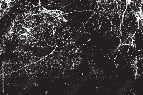 Scratched Grunge Urban Background Texture Vector. Dust Overlay Distress Grainy Grungy Effect. Distressed Backdrop Vector Illustration. Isolated Black on White Background. EPS 10.