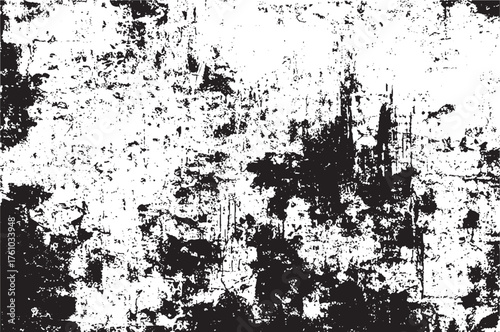 Wallpaper Mural Scratched Grunge Urban Background Texture Vector. Dust Overlay Distress Grainy Grungy Effect. Distressed Backdrop Vector Illustration. Isolated Black on White Background. EPS 10. Torontodigital.ca