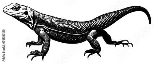 lizard on a transparent background, black, drawing, illustration, lizard 