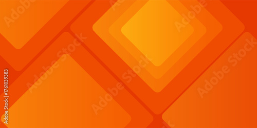 Dark orange background with yellow orange gradient background. Abstract hexagon design. Fresh color simple presentation. Vector EPS 10.