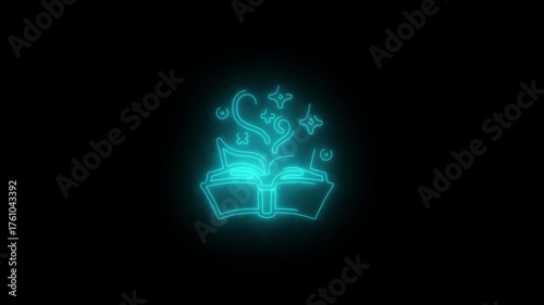 Spell Book Icon Animation | Magic and Fantasy Concept