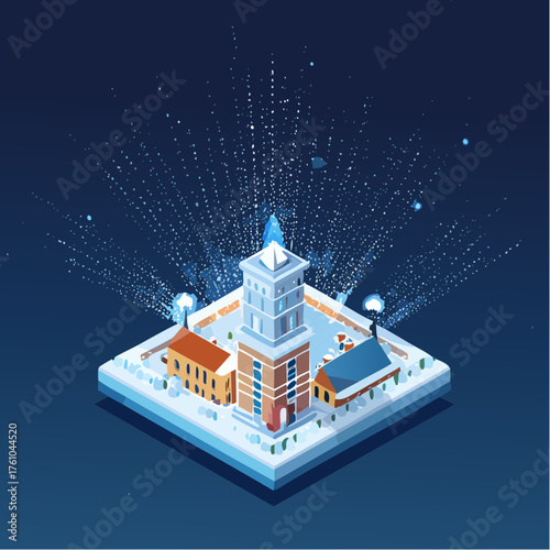 Illustration vectorielle féerique et moderne