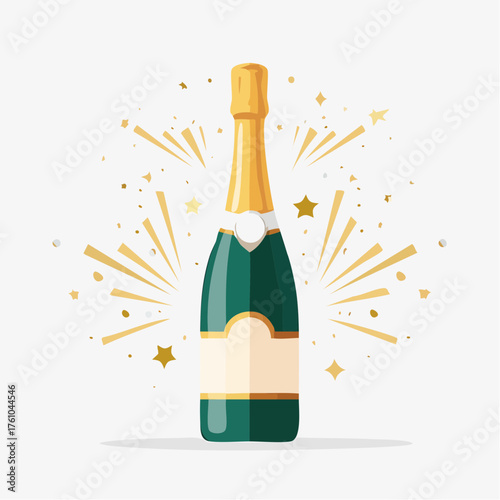 Illustration vectorielle festive et élégante