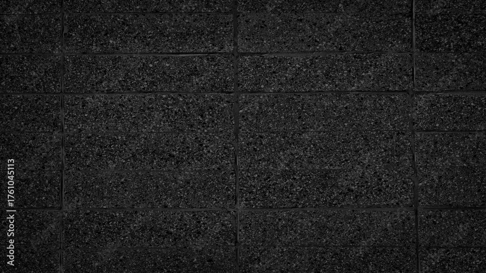 Fototapeta premium Abstract background with black wall texture for web banner template or wallpaper design.