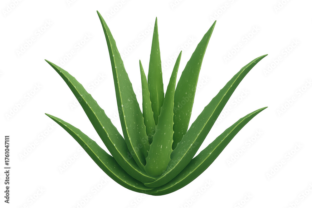 Fototapeta premium Aloe vera plant offering natural skincare and herbal medicine