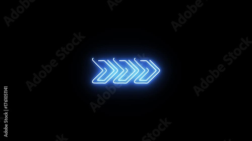 Arrow Icon Animation | Direction and Growth Concept