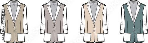 Fashionable Sleeveless Blazer Collection Elegant Designs and Modern Style