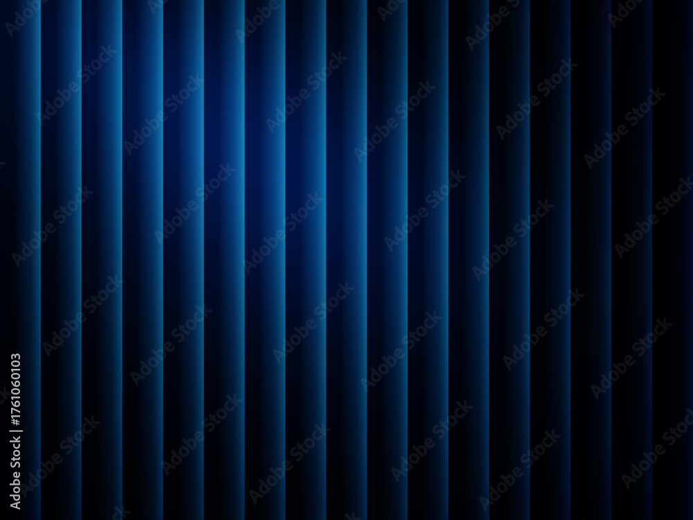 Obraz premium Dark Blue Abstract Vertical Stripes Background, Modern Graphic Wallpaper Art