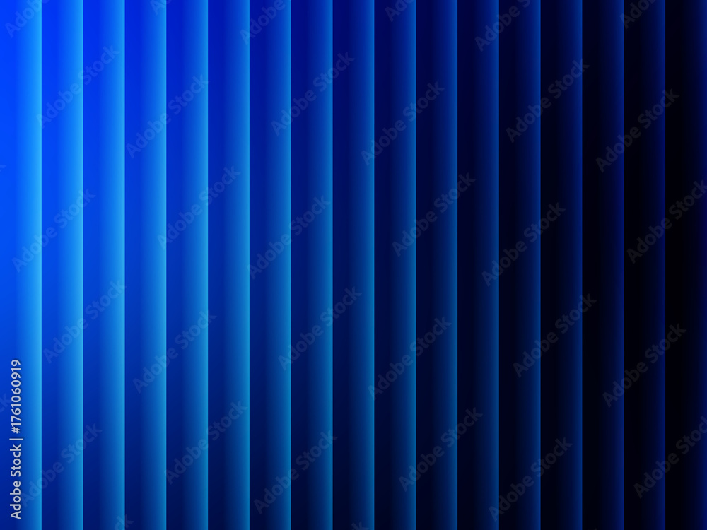 Obraz premium Vibrant Blue Shimmering Vertical Stripes Backdrop Pattern for Modern Backgrounds