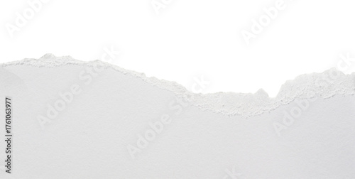Cartones rasgados de color blanco, recurso gráfico