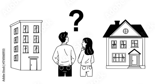 Choosing Between an Apartment Building and a Detached House