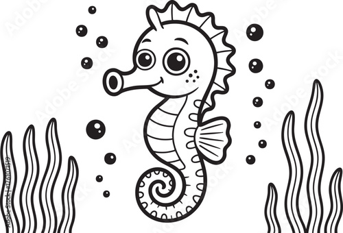 Seahorse Coloring Pages Printable Photos, Libia Salas Sarayasi. 