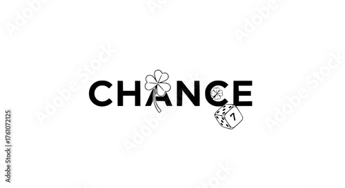 Lucky Clover Dice Game of Chance and Fortune