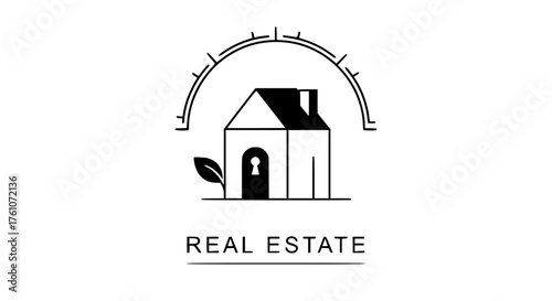 House Key Lock Real Estate Symbol