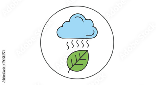 Natural smell outline icon vector

