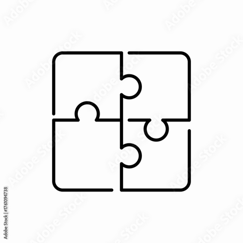 puzzle game icon sign vector