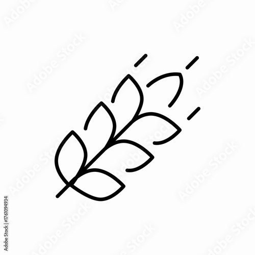 wehat barley icon sign vector